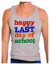 Happy Last Day of School Mens Ribbed Tank Top-Mens Ribbed Tank Top-TooLoud-Heather-Gray-Small-Davson Sales