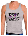 Drop The Bass - Drips Speaker Mens Ribbed Tank Top-Mens Ribbed Tank Top-TooLoud-Heather-Gray-Small-Davson Sales