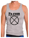 Pa Rum Pum Pum Pum BnW Mens Ribbed Tank Top-Mens Ribbed Tank Top-TooLoud-Heather-Gray-Small-Davson Sales