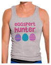 TooLoud Eggspert Hunter - Easter - Pink Mens Ribbed Tank Top-Mens Ribbed Tank Top-TooLoud-Heather-Gray-Small-Davson Sales