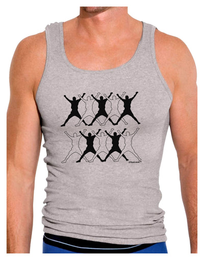 Ten Lords A Leaping Mens Ribbed Tank Top-Mens Ribbed Tank Top-TooLoud-Heather-Gray-Small-Davson Sales