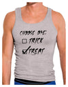 Choose One - Treat Mens Ribbed Tank Top-Mens Ribbed Tank Top-TooLoud-Heather-Gray-Small-Davson Sales