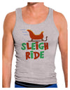 Sleigh Ride Color Mens Ribbed Tank Top-Mens Ribbed Tank Top-TooLoud-Heather-Gray-Small-Davson Sales