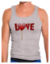 Love Lollipop Mens Ribbed Tank Top-Mens Ribbed Tank Top-TooLoud-Heather-Gray-Small-Davson Sales