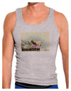 Bighorn Ram WatercolorText Mens Ribbed Tank Top-Mens Ribbed Tank Top-TooLoud-Heather-Gray-Small-Davson Sales