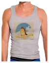 Red-tailed Hawk Mens Ribbed Tank Top-Mens Ribbed Tank Top-TooLoud-Heather-Gray-Small-Davson Sales