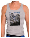 Mountain Landscape 2 Mens Ribbed Tank Top-Mens Ribbed Tank Top-TooLoud-Heather-Gray-Small-Davson Sales