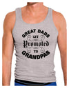 Great Dads get Promoted to Grandpas Mens Ribbed Tank Top-TooLoud-Heather-Gray-Small-Davson Sales