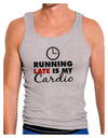 Running Late Is My Cardio Mens Ribbed Tank Top-Mens Ribbed Tank Top-TooLoud-Heather-Gray-Small-Davson Sales