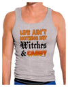 TooLoud Witches and Candy Color Mens Ribbed Tank Top-Mens Ribbed Tank Top-TooLoud-Heather-Gray-Small-Davson Sales