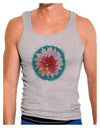 Watercolor Flower Mens Ribbed Tank Top-Mens Ribbed Tank Top-TooLoud-Heather-Gray-Small-Davson Sales