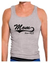 Mom Since (Your Year Personalized) Design Mens Ribbed Tank Top by TooLoud