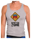 Republican Zone Mens Ribbed Tank Top-Mens Ribbed Tank Top-TooLoud-Heather-Gray-Small-Davson Sales