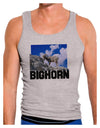 Bighorn Ram Text Mens Ribbed Tank Top-Mens Ribbed Tank Top-TooLoud-Heather-Gray-Small-Davson Sales