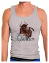 Taurus Color Illustration Mens Ribbed Tank Top-Mens Ribbed Tank Top-TooLoud-Heather-Gray-Small-Davson Sales