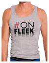 Hashtag On Fleek Mens Ribbed Tank Top-Mens Ribbed Tank Top-TooLoud-Heather-Gray-Small-Davson Sales
