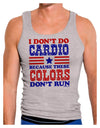 I Don't Do Cardio Because These Colors Don't Run Mens Ribbed Tank Top-Mens Ribbed Tank Top-TooLoud-Heather-Gray-Small-Davson Sales