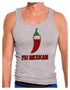 Seventy-Five Percent Mexican Mens Ribbed Tank Top-Mens Ribbed Tank Top-TooLoud-Heather-Gray-Small-Davson Sales