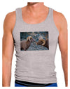 Two Bighorn Rams Mens Ribbed Tank Top-Mens Ribbed Tank Top-TooLoud-Heather-Gray-Small-Davson Sales