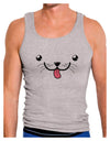 Kyu-T Face - Puppino the Puppy Dog Mens Ribbed Tank Top
