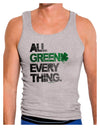 All Green Everything Distressed Mens Ribbed Tank Top-Mens Ribbed Tank Top-TooLoud-Heather-Gray-Small-Davson Sales