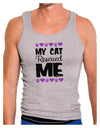 My Cat Rescued Me Mens Ribbed Tank Top-Mens Ribbed Tank Top-TooLoud-Heather-Gray-Small-Davson Sales