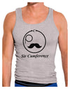 Sir Cumference Mens Ribbed Tank Top-Mens Ribbed Tank Top-TooLoud-Heather-Gray-Small-Davson Sales