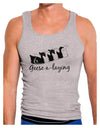 Six Geese A laying Text Mens Ribbed Tank Top-Mens Ribbed Tank Top-TooLoud-Heather-Gray-Small-Davson Sales