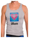 iMom - Mothers Day Mens Ribbed Tank Top-Mens Ribbed Tank Top-TooLoud-Heather-Gray-Small-Davson Sales