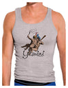 Gemini Illustration Color Mens Ribbed Tank Top-Mens Ribbed Tank Top-TooLoud-Heather-Gray-Small-Davson Sales