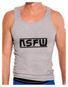 NSFW Not Safe For Work Mens Ribbed Tank Top by TooLoud-Mens Ribbed Tank Top-TooLoud-Heather-Gray-Small-Davson Sales