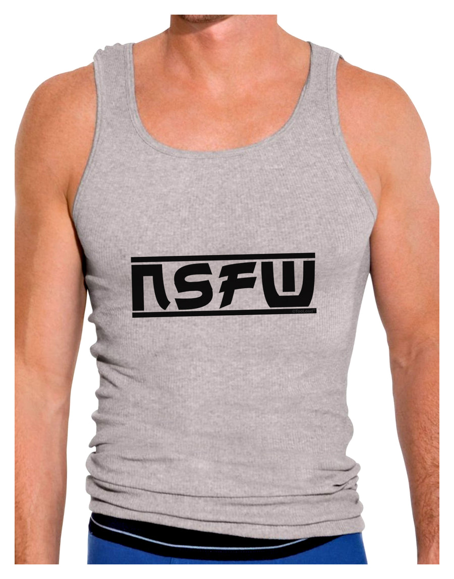 NSFW Not Safe For Work Mens Ribbed Tank Top by TooLoud-Mens Ribbed Tank Top-TooLoud-White-Small-Davson Sales