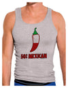 Fifty Percent Mexican Mens Ribbed Tank Top-Mens Ribbed Tank Top-TooLoud-Heather-Gray-Small-Davson Sales