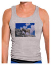 Bighorn Ram Mens Ribbed Tank Top-Mens Ribbed Tank Top-TooLoud-Heather-Gray-Small-Davson Sales