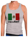 Mexcellent - Mexican Flag Mens Ribbed Tank Top-Mens Ribbed Tank Top-TooLoud-Heather-Gray-Small-Davson Sales