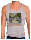 Diplodocus Longus - Without Name Mens Ribbed Tank Top-Mens Ribbed Tank Top-TooLoud-Heather-Gray-Small-Davson Sales