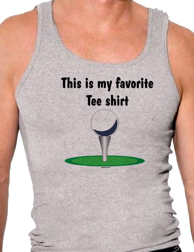 This is My Favorite Tee Shirt Mens Ribbed Tank Top