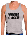 Warrior Queen Script Mens Ribbed Tank Top-Mens Ribbed Tank Top-TooLoud-Heather-Gray-Small-Davson Sales