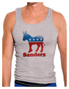 Sanders Bubble Symbol Mens Ribbed Tank Top-Mens Ribbed Tank Top-TooLoud-Heather-Gray-Small-Davson Sales