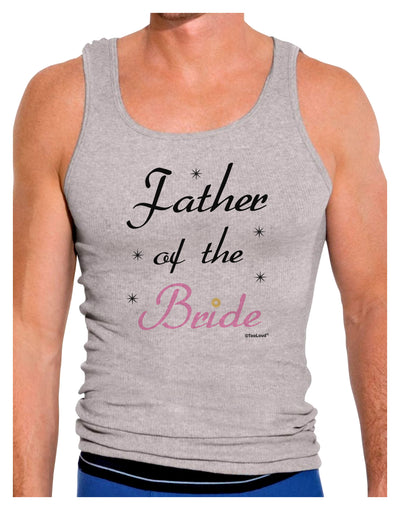 Father of the Bride wedding Mens Ribbed Tank Top by TooLoud-Mens Ribbed Tank Top-TooLoud-Heather-Gray-Small-Davson Sales