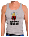 Kawaii Queen Queen Bee Mens Ribbed Tank Top-Mens Ribbed Tank Top-TooLoud-Heather-Gray-Small-Davson Sales