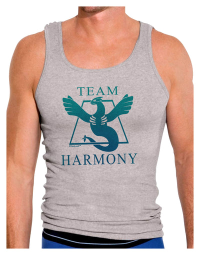 Team Harmony Mens Ribbed Tank Top-Mens Ribbed Tank Top-TooLoud-Heather-Gray-Small-Davson Sales