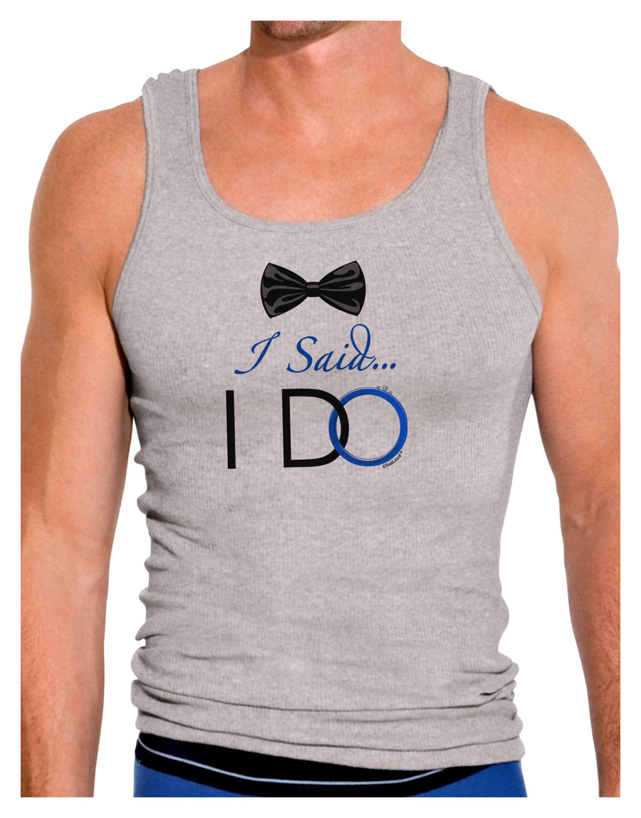 I Said I Do - Groom Mens Ribbed Tank Top-Mens Ribbed Tank Top-TooLoud-White-Small-Davson Sales