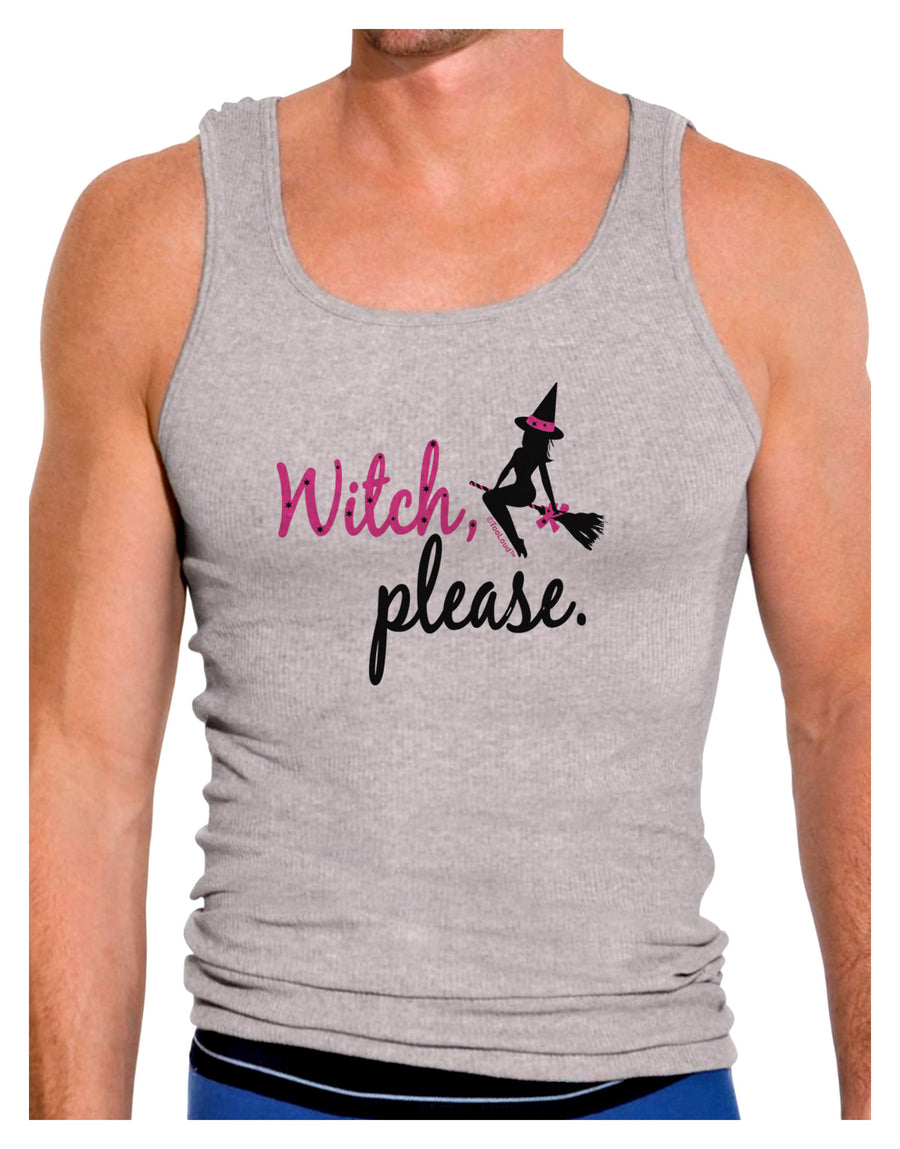 Witch Please Mens Ribbed Tank Top-Mens Ribbed Tank Top-TooLoud-White-Small-Davson Sales