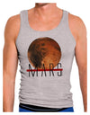 Planet Mars Text Mens Ribbed Tank Top-Mens Ribbed Tank Top-TooLoud-Heather-Gray-Small-Davson Sales