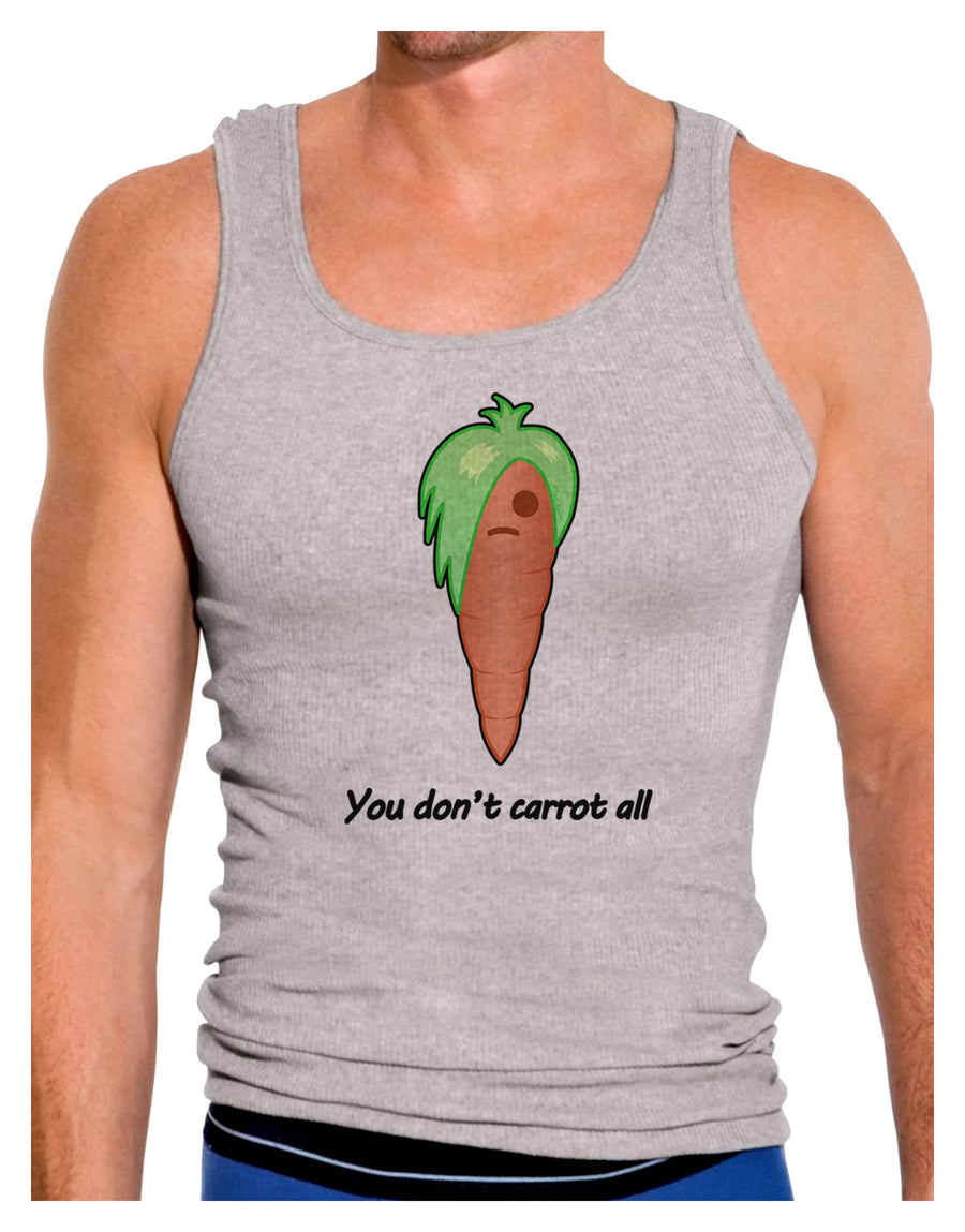 Carrot - You Don't Carrot All Mens Ribbed Tank Top-Mens Ribbed Tank Top-TooLoud-White-Small-Davson Sales