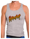 Onomatopoeia BAMM Mens Ribbed Tank Top-Mens Ribbed Tank Top-TooLoud-Heather-Gray-Small-Davson Sales