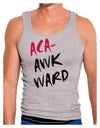 Aca-Awkward Mens Ribbed Tank Top-Mens Ribbed Tank Top-TooLoud-Heather-Gray-Small-Davson Sales