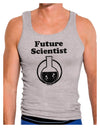 Future Scientist Distressed Mens Ribbed Tank Top-Mens Ribbed Tank Top-TooLoud-Heather-Gray-Small-Davson Sales