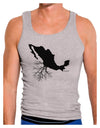 Mexican Roots Design Mens Ribbed Tank Top by TooLoud-Mens Ribbed Tank Top-TooLoud-Heather-Gray-Small-Davson Sales